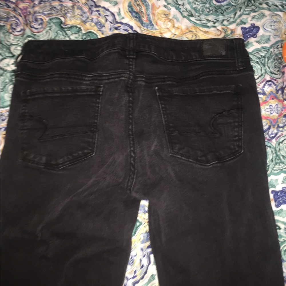 Black American eagle jeans